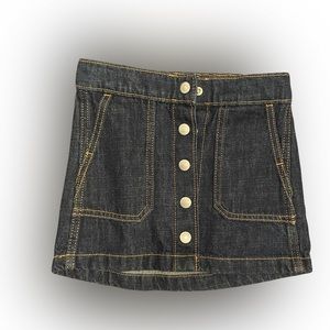 Girls Dark Denim Skirt sz XS (5)